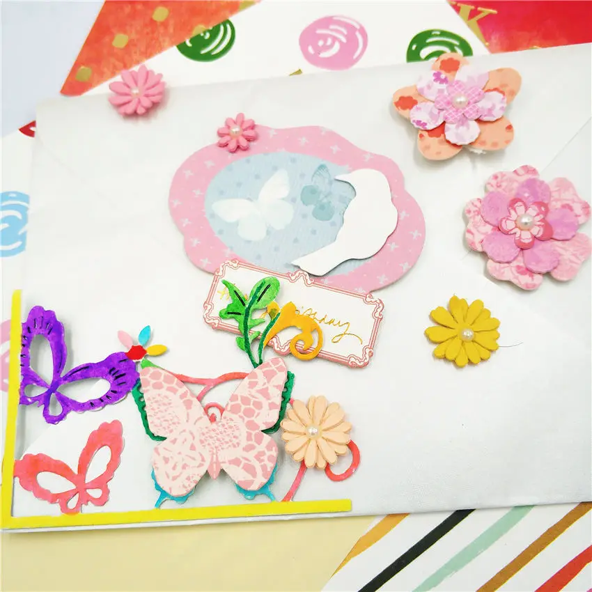 

AZSG Big butterfly Cutting Dies For DIY Scrapbooking Die Decoretive Embossing Stencial DIY Decoative Cards Die Cutter