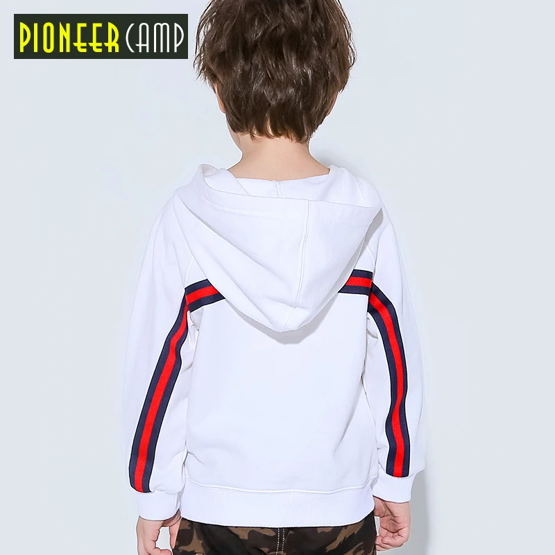 Pioneer kids/плотная футболка с длинным рукавом для мальчиков детская одежда модные