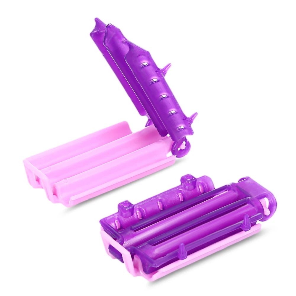 

45pcs High Quality Hairdressing Styling Wave Perm Rod Corn Corrugated Hair Clip Curler Maker DIY Tool Fpr Women's Beauty