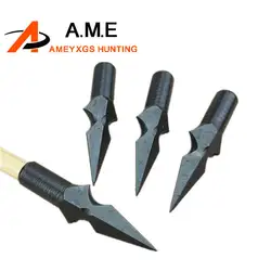 20 штук Broadheads стрелка советы Arrowhead для традиционных изогнутый лук стрелка из металла 8 мм внешний Диаметр стрелка вал