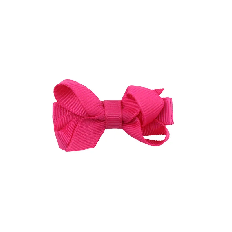 High quality Lovely Hair Clip Girls Hair Bows Hairpins Grosgrain Ribbon hair clips kids hair accessories  (13)