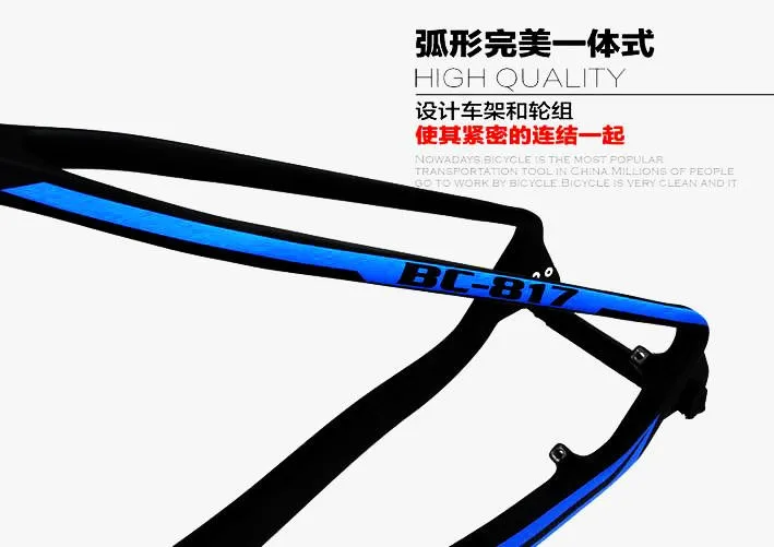 Perfect New arrival Full Carbon T700 27.5er/29er MTB Frame YF-817 650B Carbon Mountain Bike Frame with UD Black 9*135mm Bicicleta Parts 8