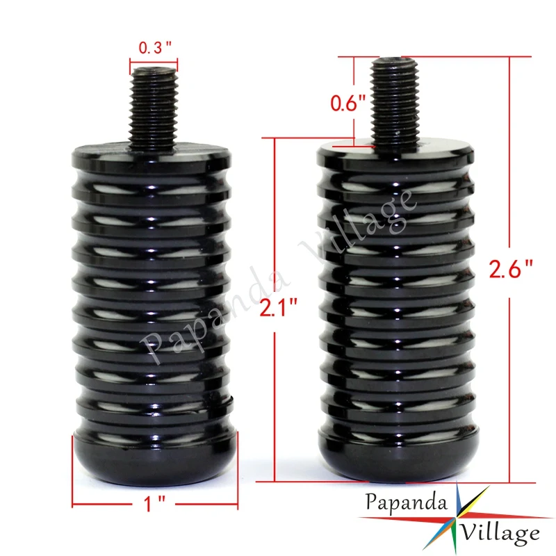 Papanda мотоцикл 1 пара CNC Заготовка Черный переключения колышек Расширенный переключения колышек для Harley Davidson Sportster 883 48 грубые Craft