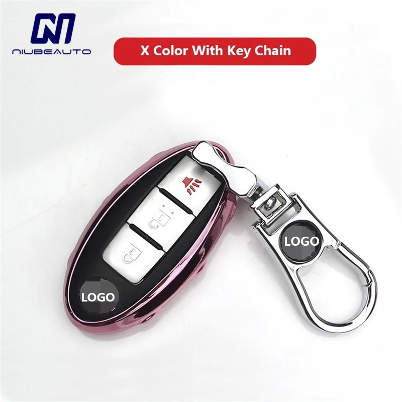 TPU Car Key Cover Case For Nissan Qashqai Teana Livina  Murano Sunny Tiida X-Trail 10_