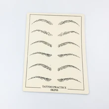 Профессиональные шкуры для бровей, аксессуары для татуажа, косметический Перманентный макияж для бровей 6*", тату-практика, аксессуары, поставка, Прямая поставка