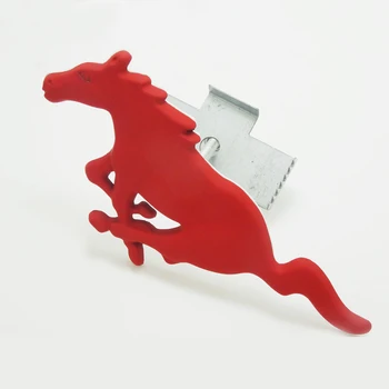 

3D Red Horse Logo Metal Alloy Car Auto Body Front Hood Grille Emblem Sticker for Ford Mustang Universal New (0298)