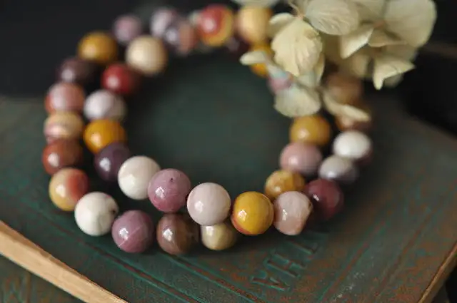 Aliexpress 8mm Natural Stone Jewelry Minerals Beads Charms 8mm Natural Stone Jewelry Minerals Beads Charms Stretch Bracelet Elastic Pulseras Openable Fashion Uni Color Pick