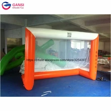 Football shooting game air tight inflatable soccer gate,water beach toys 3*1m inflatable soccer goal court for kids Football shooting game air tight inflatable soccer gate,water beach toys 3*1m inflatable soccer goal court for kids
