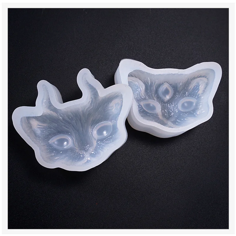 

1pc Evil Cat Silicone Jewelry Mold Charms Make Tools Hot Diy Epoxy Resin Hand Craft Cake Mould Jewellery Mold