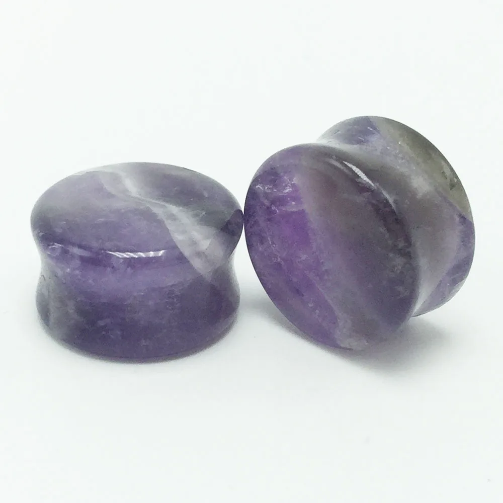 Buy ELEIHENWTA pair selling stone ear tunnels glass