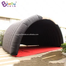 Персонализированные Черные 8x6x5 метров сценический надувной Навес/Надувное покрытие сцены игрушка палатка