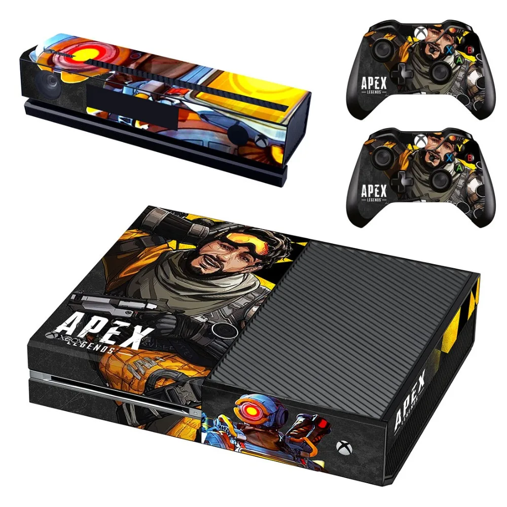 

Skins Apex Legends Decal Skin Stickers Cover for Xbox One Console Kinect 2 Controllers with Two Free Wireless Controller Decals