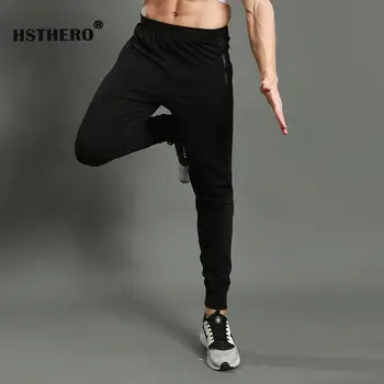 

2018 Cotton Summer New Compress Gyms Leggings Casual Men's Fitness Workout Training Sporting Tight Male Long Pants Plus Size