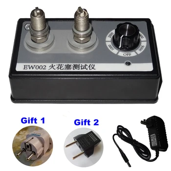 

Double Hole Detector Spark Plug Tester Ignition Plug Gasoline Analyzer Spark Plug Tester Detector With Two Spark Plugs 12V