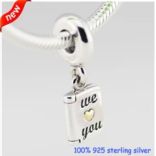 Подходит всем браслеты день матери карты серебро талисманы Летний стиль 925 пробы серебряные бусины DIY ювелирные изделия 09219