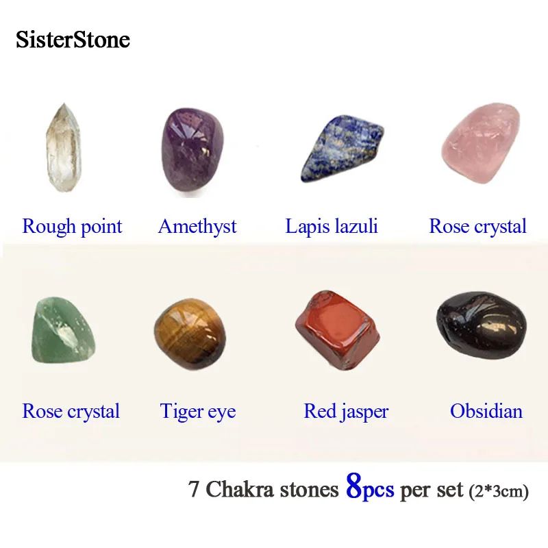 7 Chakra Healing Point Jewelry Hexagon Stone Reiki Beads Men Women Yoga Statement Jewelry 2018 New (2)