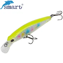 Smart Minnow Fishing Lure 6.5cm 5g Floating(0-1.0m) Hard Bait with VMC Hook Peche A La Carpe Vissen Fishing Wobblers Tackle trulinoya magnet is centrifuged super minnow simuation fish 65mm 5 5g lure water hard bait fishing lure hook fishing