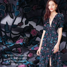 114 см выгорающая бархатная шелковая ткань перспективная ткань для платья Ципао с бабочками шелковая бархатная ткань оптом шелковая ткань