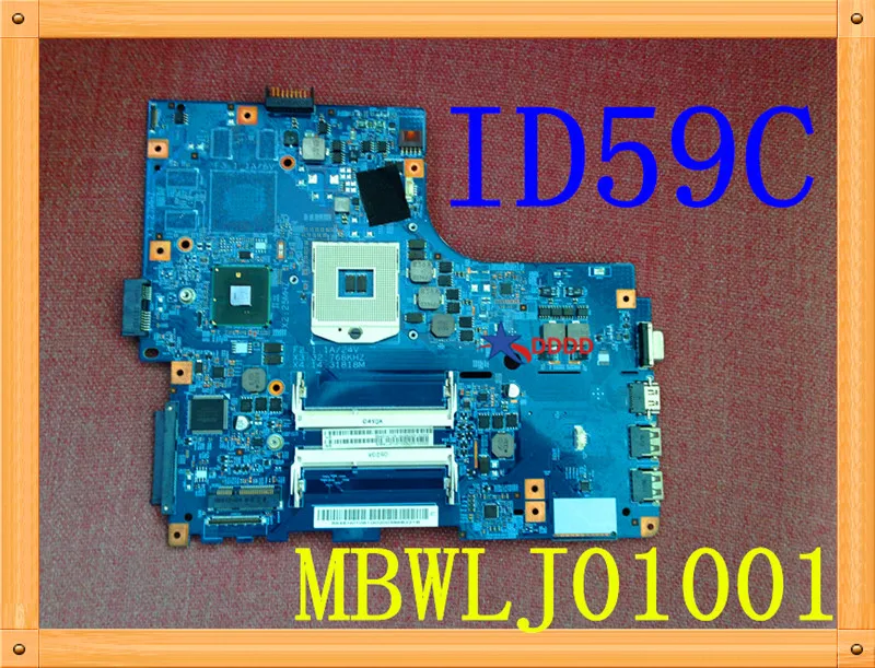 Оригинальная материнская плата MBWLJ01001 для ID59C ноутбука 48.4EH02.01M полностью протестирована