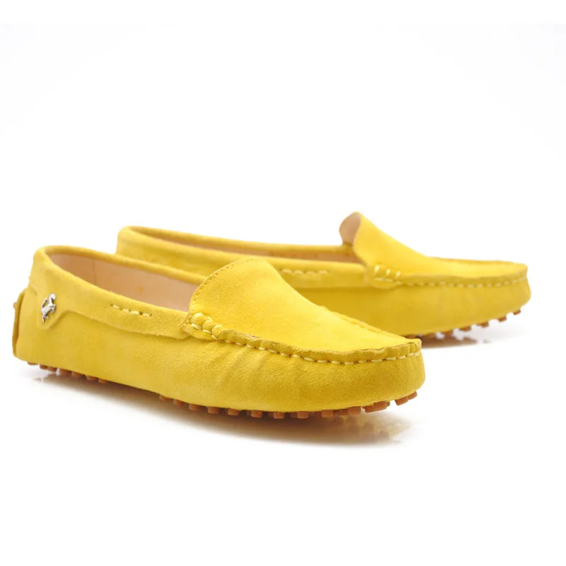 yellow moccasins
