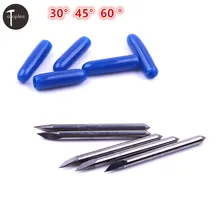 1 pc 30/45/60 градусов лезвие Mimaki Cricut режущий плоттер Вольфрам Сталь лезвий Mimaki 20x1,5 мм Roland держатель лезвия