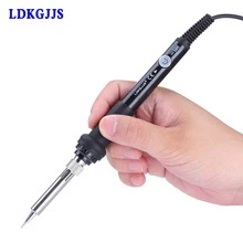 110 В/220 В 60 Вт Электрический паяльник Solda Регулируемая температура сварочный паяльник быстрый нагрев электронные инструменты для ремонта