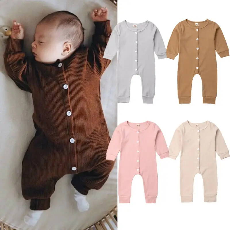 CANIS-vêtements d'automne pour bébés | Tenue pour nouveaux-nés enfants fille garçon manches longues, combinaison body