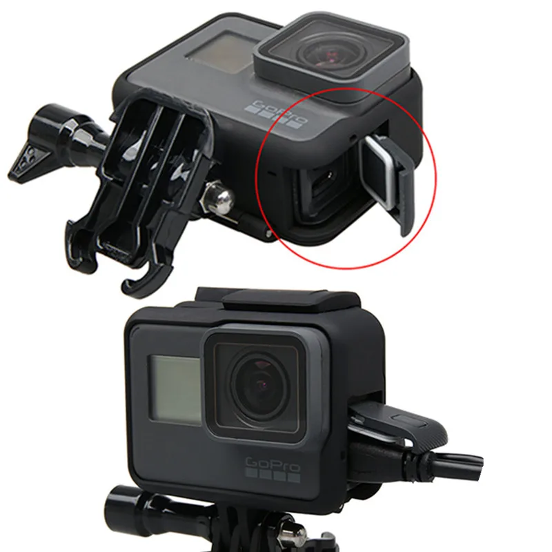 Action Camera Accessory Action Camera Holder Action Camera Mount Action Camera Protector Suptig For GoPro Accessories Protective Frame Case Camcorder Housing Case For GoPro Hero Hero5 6 Hero 7 Black