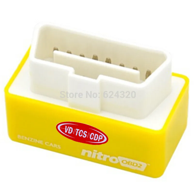 

Newly NitroOBD2 Gasoline Benzine Cars Chip Tuning Box More Power & Torque Nitro OBD Plug and Drive Nitro OBD2 Tool High Quality