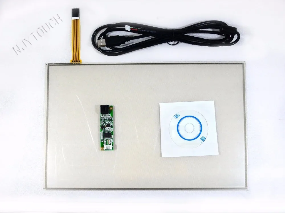 

New 14inch Film to Film 4 Wire Resistive Touch Panel 319x203mm with USB Controller kit