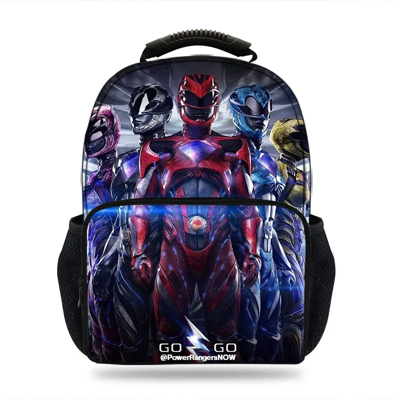 

Powers Rangers Male Backpack for Teenagers Boy School Bags Children Oxford Laptop Design Bag Boy Backpack Schoolbag