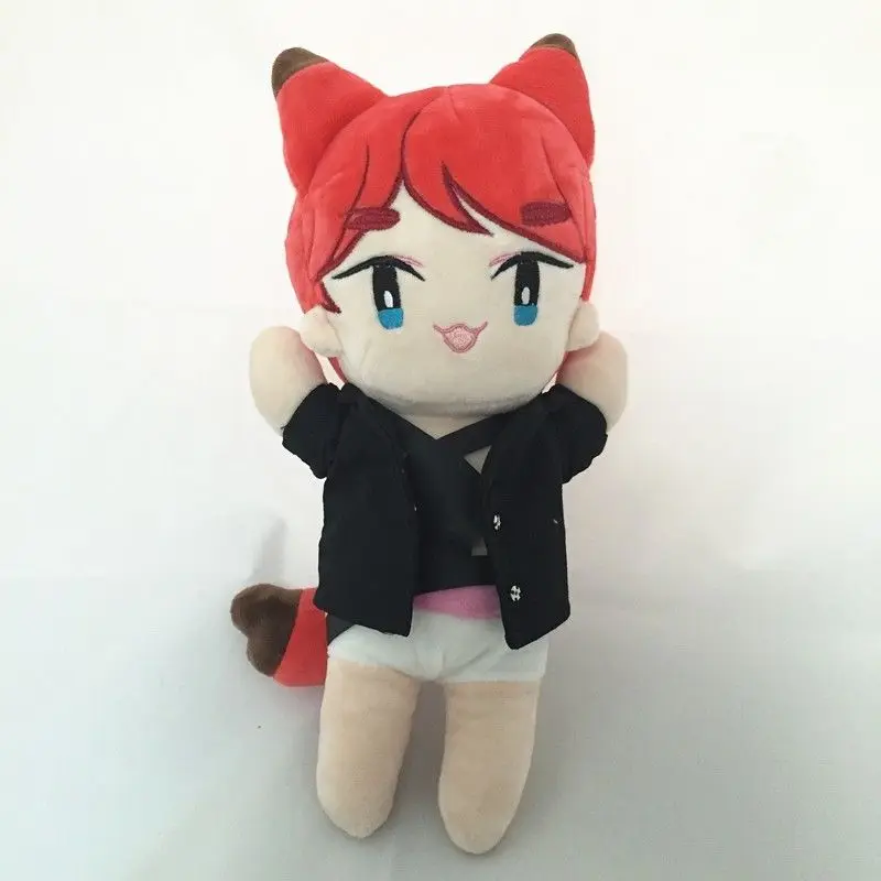 

PCMOS KPOP Shinee Plush Dolls KimKibum Fox KEY Toys Fansmade Collection Gift Soft PP Cotton Doll