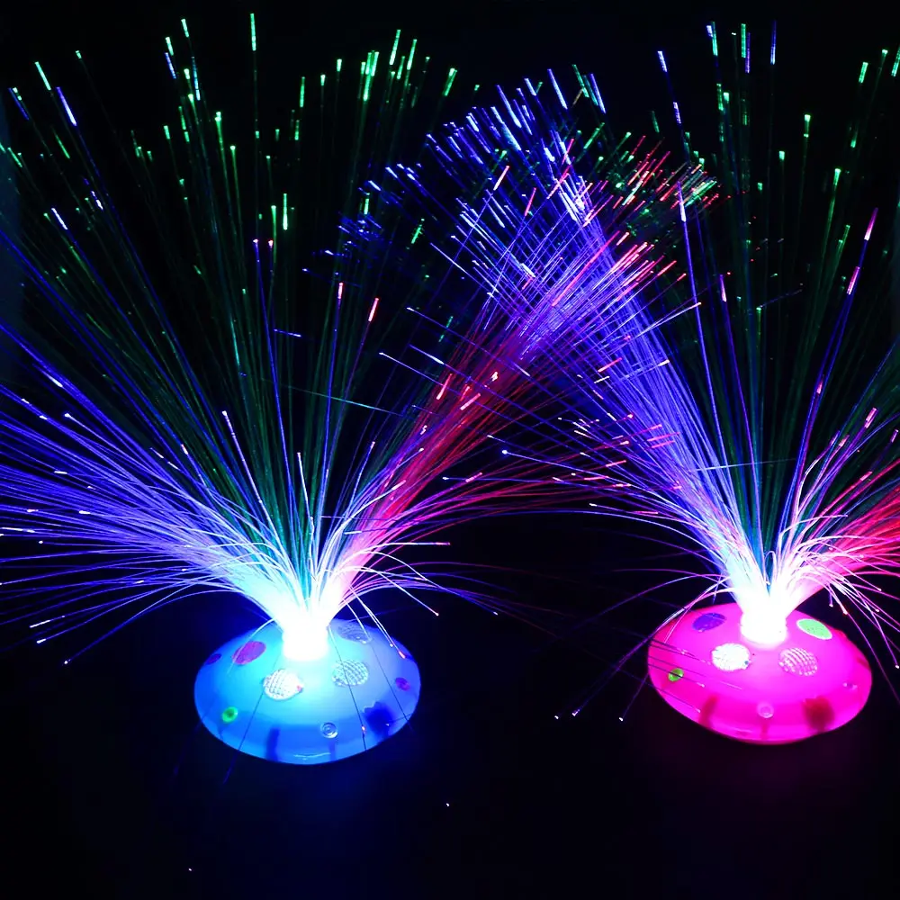 

1PCS Romantic Color Changing Night Light Toys LED Fiber Optic Nightlight Beautiful Christmas Party Home Decoration Colorful