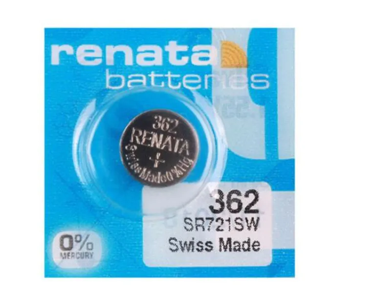2 шт./лот розничная продажа новый Renata долговечный 362 SR721SW V362 GP62 AG11 батарейка для