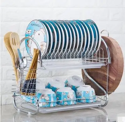 High End Three Y 304 Stainless Steel Bowl Rack Lek Racks High End Three Y 304 Stainless Steel Bowl Rack Lek Racks Kitchen Plate To Put The Dishes Out Of Drain In Brackets From Home Improvement On