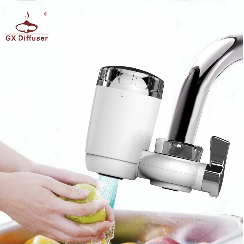

GX.Diffuser MiNi Water Filter Tap Water Purifier Drinking Tap Water Filter Kitchen Faucet Purifier Mini Water Purification