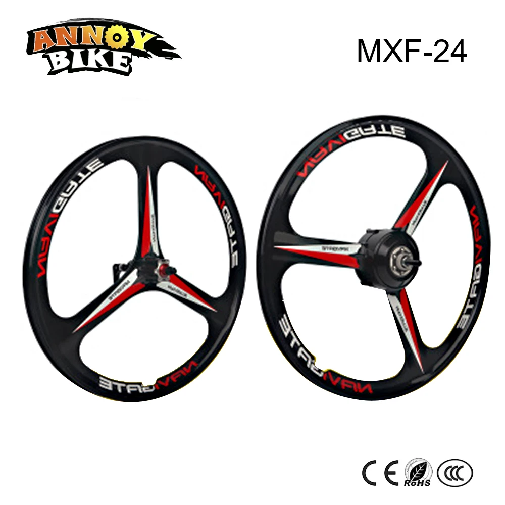 24'' Non brush 36V 250W hub motor with front wheel high speed alloy