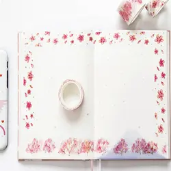 2018 Cherry Blossom клейкой ленты прекрасные декоративные клейкой ленты для украшения дневник ленты коллекция декоративной скотч A30