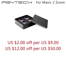 PGYTECH Mavic 2 Zoom расширенные фильтры ND 8 16 32 64 PL UV CPL ND4 объектив камеры Комплект для DJI Mavic 2 Zoom фильтр Дрон