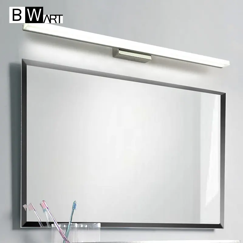 Bwart indoor 40/60/80100/120 см LED Настенные светильники AC85-265V Алюминий украсить водонепроницаемый бра спальня светодиодные стены Освещение