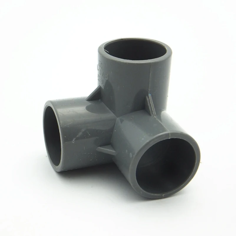 

32mm ID 3 Way PVC Tube Joint Pipe Fitting Adapter Water Connector For Garden Irrigation System DIY