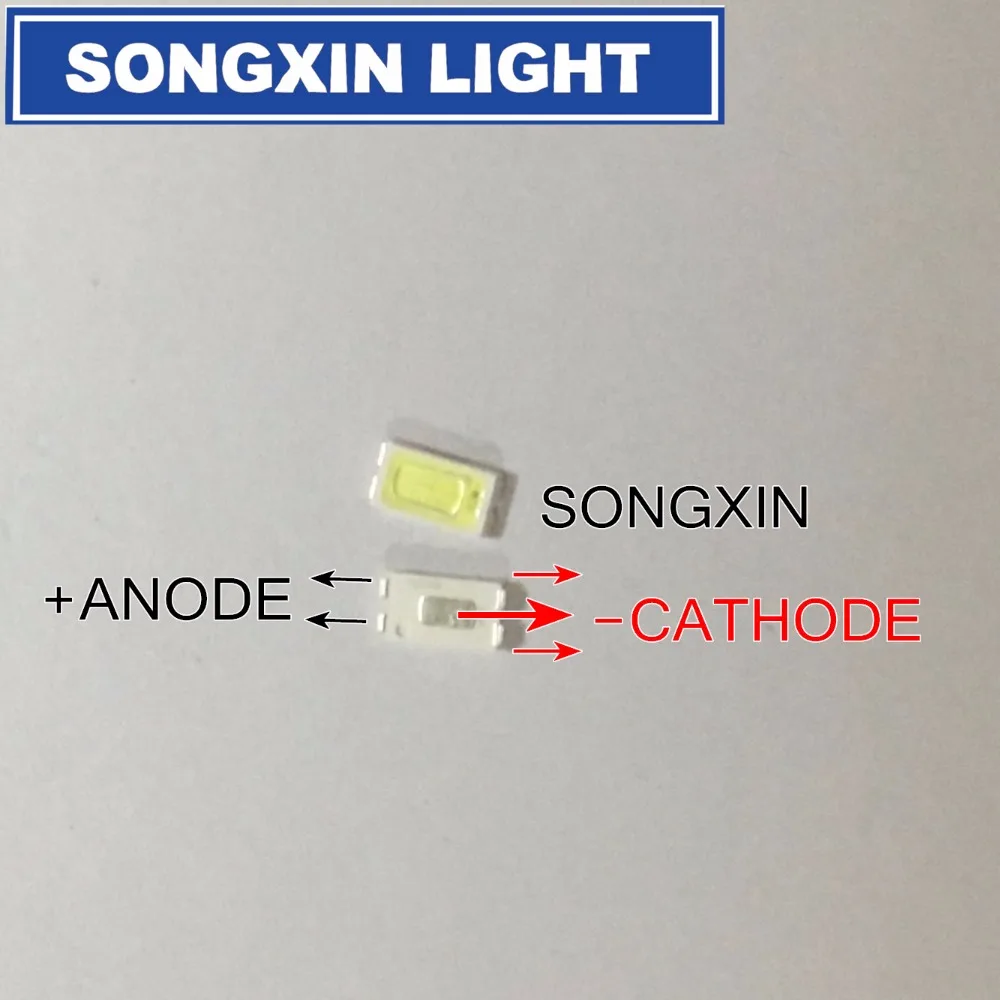 1000 шт. для Сеул 5630 SMD светодиодный Подсветка светодиодный 5730 0,5 Вт 3В PLCC-4 холодный белый ЖК-дисплей Подсветка для ТВ STWRK141E