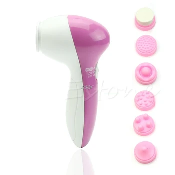 

6 In1 Smoothing Body Face Skin Care Facial Beauty Massager Cleansing Cleaner