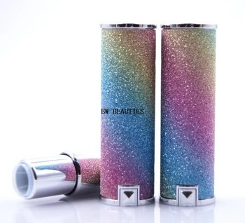 

500Pcs/Lot 12.1 Mm Empty Cosmetic Containers Rainbow Tube Fashion Makeup Lipstick Bottle DIY Homemade Lipstick