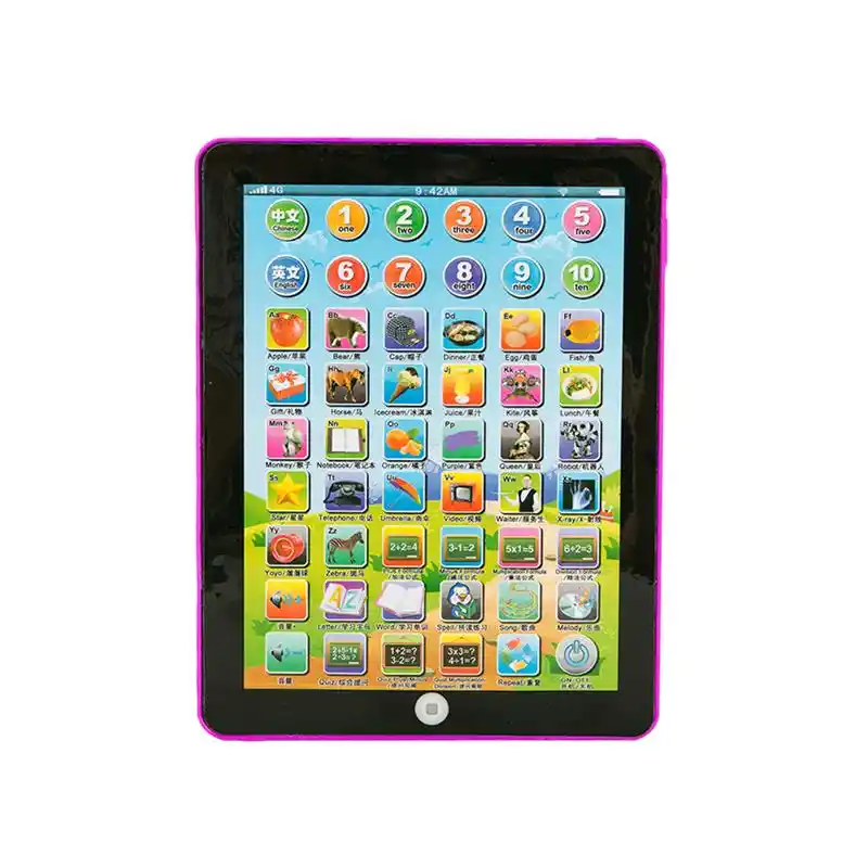 QiBest Kinder Touch Tablet Pad Lernen Lesemaschine Fr/üherziehung Spielzeug Schr/änke