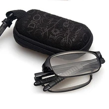 tr90 складные очки для чтения ультралегкие модные очки для мужчин и женщин go с чехлом