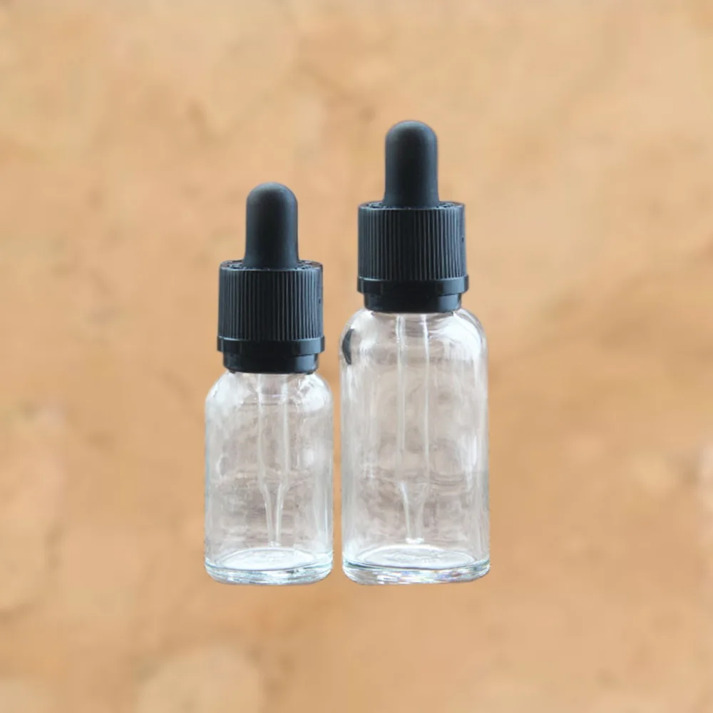 10pcs 5ml 10ml 15ml 20ml 30ml 50ml 100ml clear dropper e liquid bottles essential oil bottle glass | Красота и здоровье