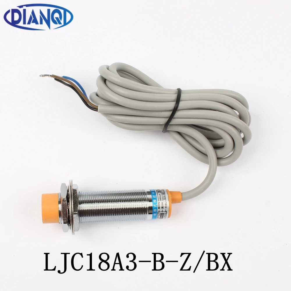 

DIANQI capacitive proximity sensor LJC18A3-B-Z/BX 18mm diameter,10mm detective distance DC6-36V 3 wires,NO sensor switch
