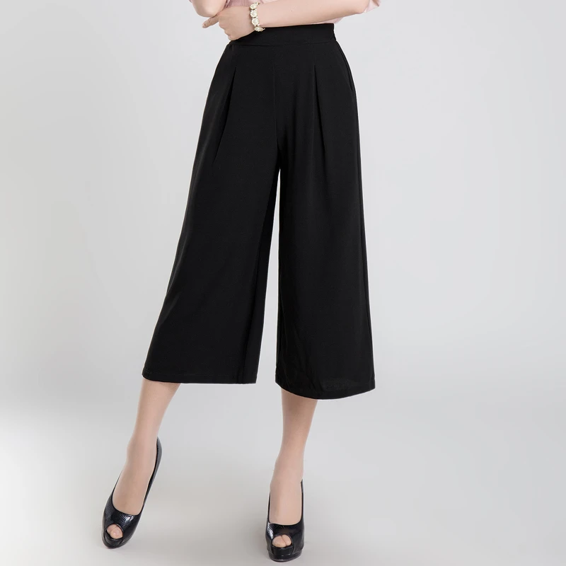 chiffon trousers plus size