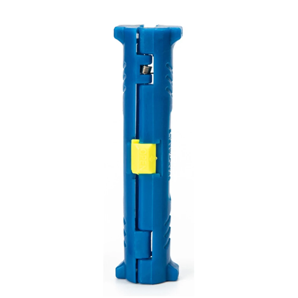 1 шт. ручная электрическая ручка для зачистки проводов вращающийся коаксиальный кабель провод ручка резак машина зачистки плоскогубцы инструмент для зачистки кабеля - Цвет: Blue